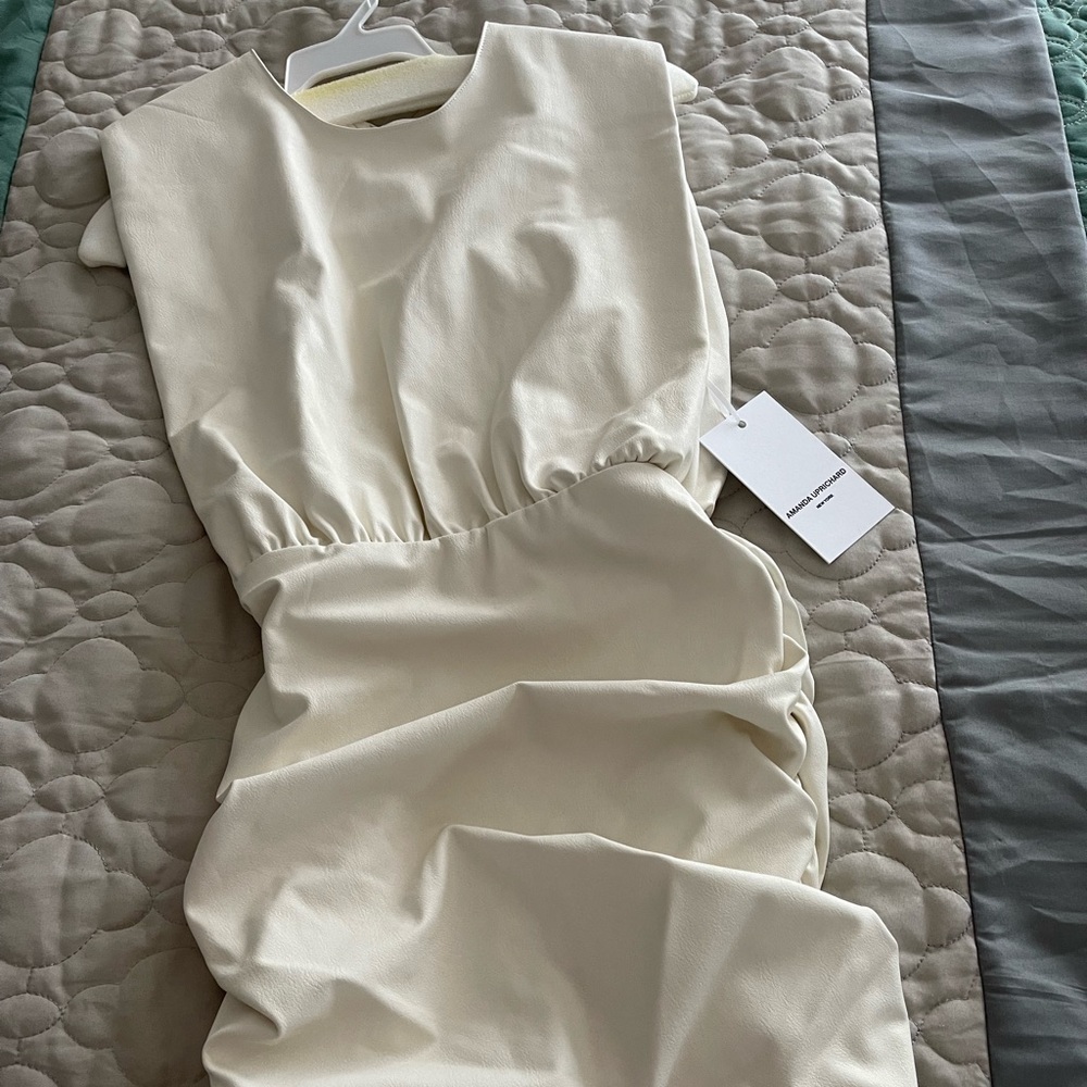*NEW with tags* Amanda Uprichard Clifton Dress. WINTER WHITE!